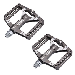 SANON Spares SANON Mountain Bike MTB Road Bicycle Aluminium Alloy Pedal Replacement Accessory (Titanium)