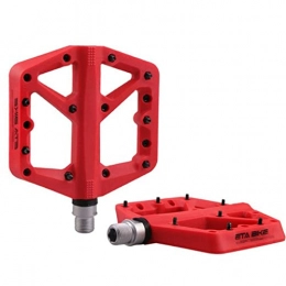 Sensiabl Mountain Bike Pedal Sensiabl Pedal And Durable Bicycle Nylon Pedal Nylon Bearing 2 Pedal Mountain Bike Road Application red