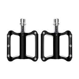 SFSHP Spares SFSHP Outdoor Bicycle Foot Kick, Mountain Bike Pedal Accessories, Road Bike Aluminum Pedals, Black