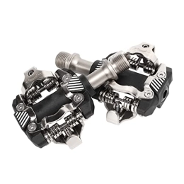 Shanrya Mountain Bike Pedal Shanrya Clipless Pedals, 60mm Mountain Bike Pedals Double Sided Available Adjustable Tension System for for SPD MTB Pedal System