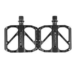 Sharplace Spares Sharplace Mountain Bike Pedals Blakc MTB Pedals Bicycle Flat Pedals Aluminum 9 / 16" Lightweight Mountain BMX MTB Bike Spare Parts, 3 Bearing