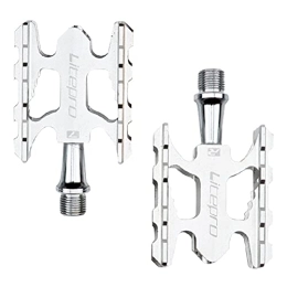 SHHMA Spares SHHMA Lightweight Mountain Bike Pedals Aluminum Bearing Bicycle Pedals Road Bike Pedals, Silver