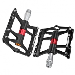 Shipenophy Spares Shipenophy Aluminum Alloy Mountain Road Bike Pedals durable exquisite workmanship Lightweight Bicycle Replacement Parts for School Sports for trail riding(black)