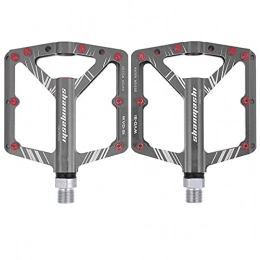 Shipenophy Spares Shipenophy BIKEIN 9 / 16 Ultralight Aluminium Alloy Mountain Road Bike Pedal High robustness BIKEIN Bicycle Parts exquisite workmanship wear- for trail riding(Titanium Color)