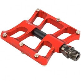 Shipenophy Spares Shipenophy exquisite workmanship Aluminium Alloy Mountain Road Bike Lightweight Pedals wear- robust Pedals Bicycle Replacement Equipment for Home Entertainment(Reddish black)