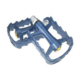 SHUILIANDU Spares SHUILIANDU BMX Bike Pedals Mountain Bike Aluminum Alloy Light Weight Anti-slip Pedal Bike Parts (Color : Blue)