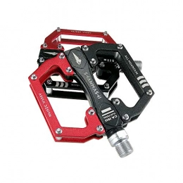 Sikungjlk Mountain Bike Pedal Sikungjlk Bike Pedals Mountain Bike Pedals 1 Pair Aluminum Alloy Antiskid Durable Bike Pedals Surface For Road BMX MTB Bike 4 Colors (SMS-CA150) for BMX MTB Road Bicycle (Color : Red)