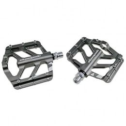 Sikungjlk Spares Sikungjlk Bike Pedals Mountain Bike Pedals 1 Pair Aluminum Alloy Antiskid Durable Bike Pedals Surface For Road BMX MTB Bike 6 Colors (SMS-TIGER) for BMX MTB Road Bicycle (Color : Titanium)