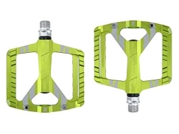 SlimpleStudio Mountain Bike Pedal SlimpleStudio Anti-Slip Cycling Bicycle Pedals, Mountain bike bearing wide pedal dead fly road bike Peilin pedal-green