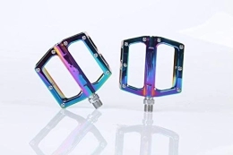 SlimpleStudio Spares SlimpleStudio Bike Pedals Ultralight Durable, Electroplating colorful bicycle pedals Aluminum alloy Peilin mountain bike pedals