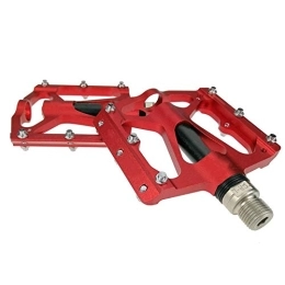 SlimpleStudio Spares SlimpleStudio Mountain Bike Pedals, Aluminum alloy 3-bearing bearing Palin pedal mountain bike pedal bicycle pedal comfort type-red