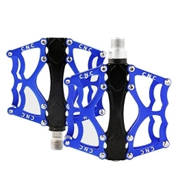 SlimpleStudio Spares SlimpleStudio Mountain Bike Pedals, Bicycle pedal mountain bike aluminum alloy bearing pedal-blue