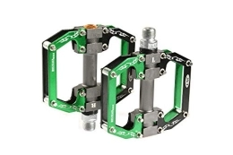 SlimpleStudio Mountain Bike Pedal SlimpleStudio Mountain Bike Pedals, Bicycle pedal Mountain road bike ultra light aluminum alloy pedal Palin pedal-green