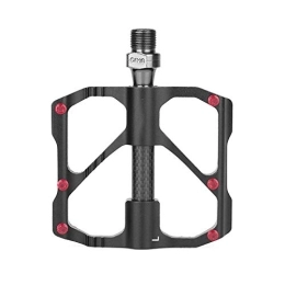 SlimpleStudio Spares SlimpleStudio Mountain Bike Pedals, Mountain bike aluminum alloy bearing pedal bearing pedal carbon fiber pedal accessories-black