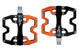 SlimpleStudio Spares SlimpleStudio Mountain Bike Pedals, Mountain bike pedal aluminum alloy pedal bicycle pedal bicycle accessories-Orange