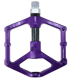 SlimpleStudio Mountain Bike Pedal SlimpleStudio Mountain Bike Pedals, Mountain bike pedal carbon fiber tube 3 bearing pedal bicycle pedal aluminum-magnesium alloy-purple