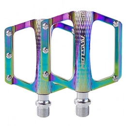 SM SunniMix Spares SM SunniMix Bike Pedals Mountain Road in-Mold CNC Machined Aluminum Alloy MTB Cycling Cycle Platform Pedal for Folding Cycling Ridings - Multicolor
