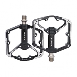 SM SunniMix Spares SM SunniMix Mountain Bike Pedals 9 / 16 Inch Lightweight Flat Platform MTB Road Bike Cycling Parts - Black