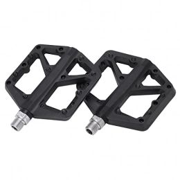 SUNGOOYUE Spares SUNGOOYUE Bike Pedal, 1 Pair Bike Pedal Anti Slip Nylon Fiber Bicycle Platform Flat Pedals for Road Mountain Bike(black)