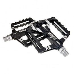 tanbea-UK Mountain Bike Pedal tanbea-UK Aluminium Alloy Mountain Bike Pedal Set-Ultralight MTB Bearing Bicycle Pedal Road Bike Pedals Simple, Lightweight and Stylish?Black Basket Red Gold?