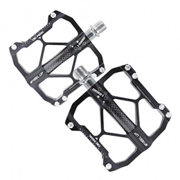 TANCEQI Spares TANCEQI 1 Pair Bicycle Pedals, 9 / 16 Inch Aluminum Antiskid Durable Moun Tain Bike Pedals, with Sealed Anti-Slip Durable, Fit Most Adult Bikes Mountain Road
