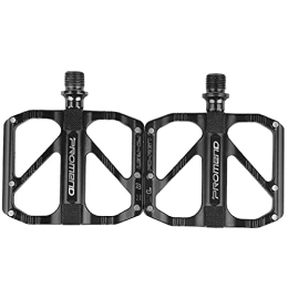 TRIWONDER Mountain Bike Pedal TRIWONDER Bike Pedals Aluminum Alloy MTB Pedal Anti-Slip Bicycle Platform Quick Release Bearing Pedals for Road Mountain Bike (Black - 3 Bearings)