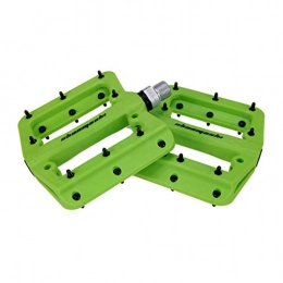 TTBDY Spares TTBDY Mountain Bike Pedals, 9 / 16" Nylon Bicycle Platform Pedals, Non-slip and Wide Platformfits for Road Bicycles BMX Bike, Green