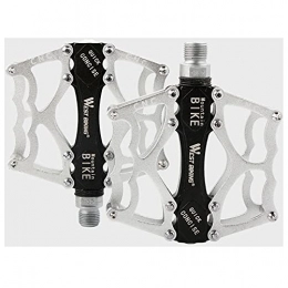 TTZHJIN Spares TTZHJIN Bike Pedals Mountain Wear-Resistant Widely Applicable Closed Bearing With Non-Slip Lock Nails Super Light Aluminum Alloy Match A Lot Of Bikes 5 Colors, White-11.5×9.8cm