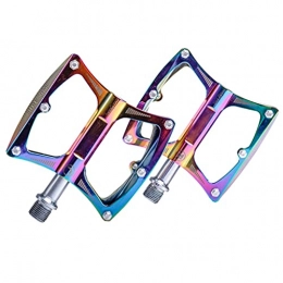 URJEKQ Spares URJEKQ Bmx pedals, Lightweight Sealed Bearing Flat Pedals W / Anti-Skid Pins for Mountain Bike BMX and Folding Bike