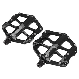 Uxsiya Spares Uxsiya Sealed Bearing Pedals, Anti Slip High Moistness Loose Prevention Waterproof Aluminum Alloy Pedals Universal Thread for Mountain Bike