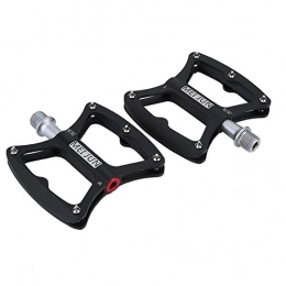 VGEBY Spares VGEBY 1Pair Bicycle Pedals, Aluminium Alloy Bike Sealed Bearing Flat Pedals Cycling Platform Pedals for Mountain Road Bike