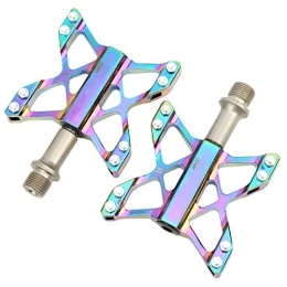 VGEBY Spares VGEBY Bike Pedals, 1 Pair Aluminum Alloy Butterfly Shape Foot Bearing Pedals for Mountain Bike Folding Bicycle