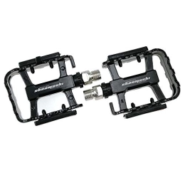 Vobajf Spares Vobajf Bicycle Pedals Alloy Bearing Pedals Mountain Bike Pedals Palin Pedals Road Bike Pedals Pedals (Color : Black, Size : One size)