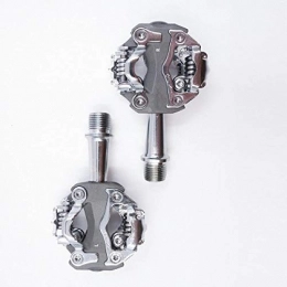 WANGDANA Mountain Bike Pedal WANGDANA Bicycle Pedal Spd Pedal Mtb Mountain Bicycle Self-Locking Pedal Aluminum Alloy Bicycle Accessories Gray