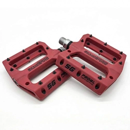 Willyn Spares Willyn Anti-slip pedals MTB Sealed bearings Trekking Road bike Bicycle pedals Bicycle pedals JT01, red