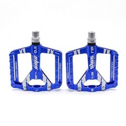 Willyn Mountain Bike Pedal Willyn Evetin Ultralight Mountain Bike Pedals, Bicycle Pedals with 9 / 16 Inches, CNC Aluminium Non-Slip Trekking Pedal, MTB Road Bike Pedals for All Bike Types 34, blue