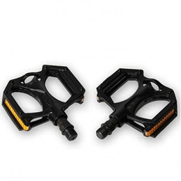 XBETA Spares XBETA Road Bike Anti-skid Palin Aluminum Alloy Pedals Mountain Bike Ultralight Bearing Pedals Universal Accessories (Color : Black)