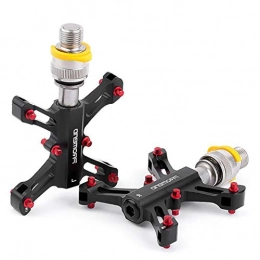 Xcmenl Spares Xcmenl Mountain Bike Pedals Bicycle Pedal, Quick Release Bicycle Pedals Ultra-Light Aluminum Alloy Mountain Bike Pedal MTB 3 Bearings Flat Ped, Sturdy And Lightweight Bicycle Pedals, PD-F57