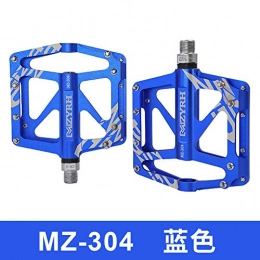 XIAO Mountain Bike Pedal XIAO Bicycle Pedal Riding Equipment, Lightweight Aluminum Alloy Accessories, Mountain Bike Universal Pedal Special size 304 blue pedals