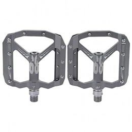 XIAOHUANG Spares XIAOHUANG Enlee 2pcs Mountain Bike Pedals Non‑Slip DU Bearing Lightweight Bicycle Platform Flat PedalsBearing Pedal Accessory(灰色)