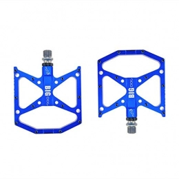 XIEZI Spares XIEZI Bicycle Cycling Bike Pedals Bike New 3 Bearings Bicycle Pedal Anti-slip Ultralight CNC MTB Mountain Bike Pedal Sealed Bearing Pedals Bicycle Accessories mountain (Color : Blue)