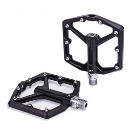 XIEZI Spares XIEZI Bicycle Cycling Bike Pedals MTB CNC aluminum alloy ultra-light flat pedal bicycle smooth bearing 9 / 16 thread large area