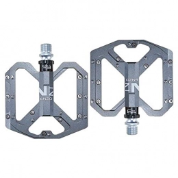 XYXZ Mountain Bike Pedal XYXZ Bike Platform Pedals1 Pair Mountain Bike Pedals Aluminum Anti-Skid Durable 3 Bearing Bicycle Pedals, Road Bicycle Pedals, 9 / 16inch universal