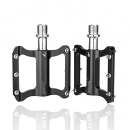 Yamyannie Mountain Bike Pedal Yamyannie Bike Pedals Mountain Bike Pedal Mountain Road Pedal Foot Ultralight Aluminum Alloy Bike Pedals for Outdoors (Color : Black, Size : 13x11.5x5.4cm)