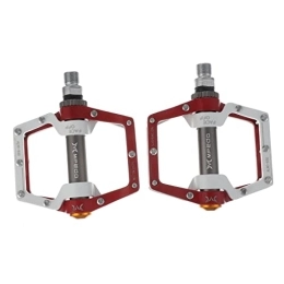 Yardwe Mountain Bike Pedal Yardwe 1 Pair Bicycle Pedal Cycling Pedal Mtb Pedal Parts Mountain Bike Pedal Wide Platform Pedals Bearing Bike Pedals Footrest Bike Accessories Road Bike Pedals Non-slip Aluminum Alloy