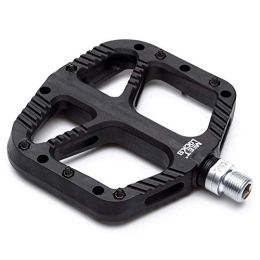 YGLONG Mountain Bike Pedal YGLONG Bike Pedals Sealed Bicycle Pedals Injection Engineering Nylon Body For MTB Road Cycling Bicycle Pedal Bicycle Pedals (Color : Black)