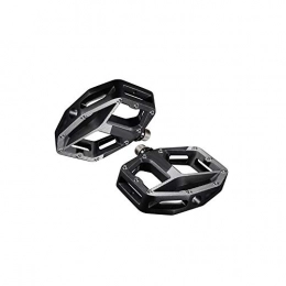 YNuo Mountain Bike Pedal YNuo Bicycle Pedal, Bicycle Flat Pedal, Made Of Durable Aluminum Alloy, High Strength (black) Bicycle accessories for a comfortable ride. (Color : Black)