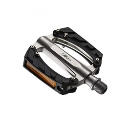 YNuo Mountain Bike Pedal YNuo Bike Pedals 9 / 16 Cycling Sealed Bearing Bicycle Pedals, Easy To Install Bicycle accessories for a comfortable ride. (Color : Silver)