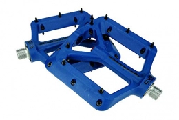 Yuzhijie Mountain Bike Pedal Yuzhijie Bigfoot nylon carbon fiber bearing pedal mountain bike pedal bicycle pedal, Blue