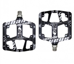 Yuzhijie Mountain Bike Pedal Yuzhijie Mountain bike bearing pedal pedal bicycle wide and comfortable pedal, Black